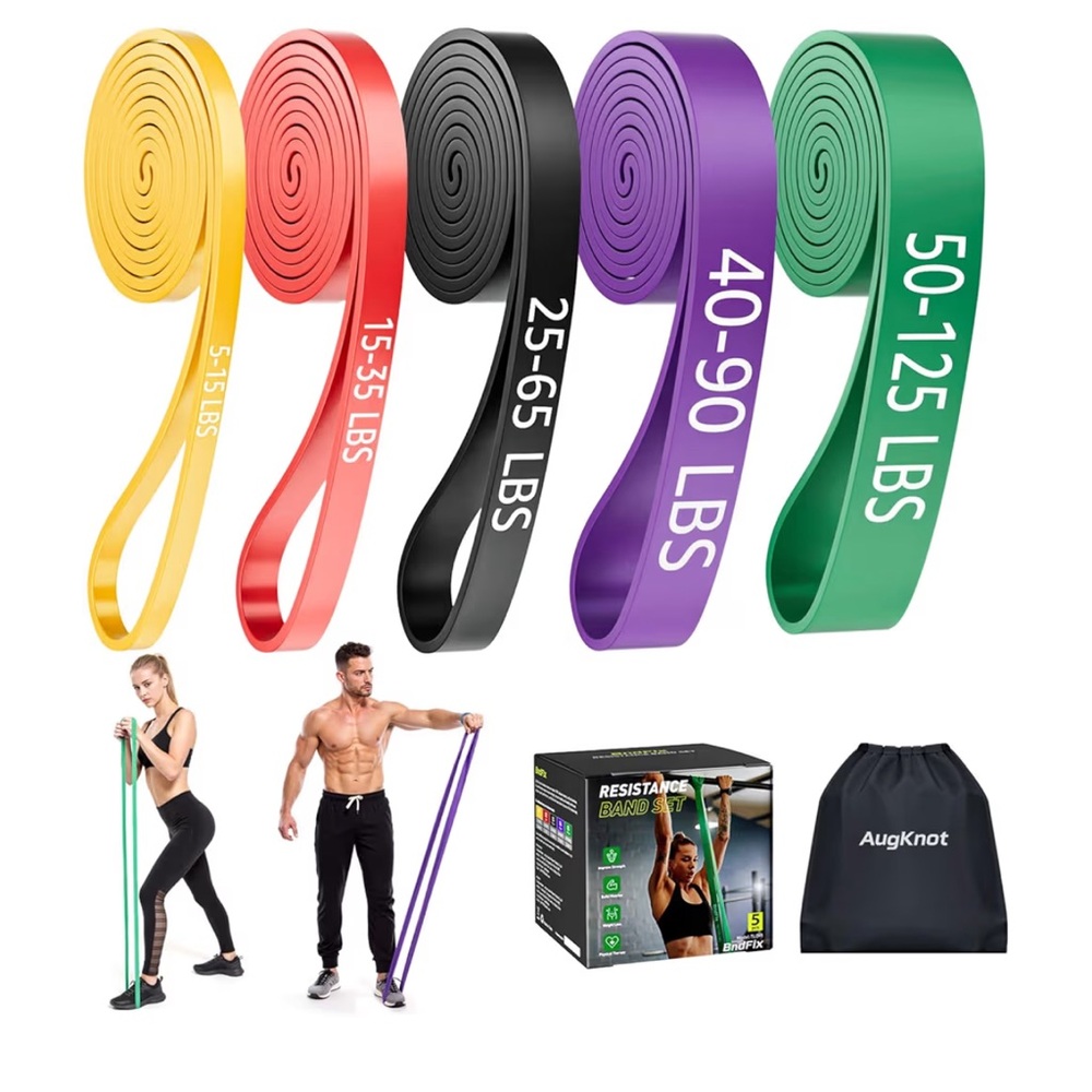 Resistance Bands for Working Out: 5-Levels Exercise Bands Set